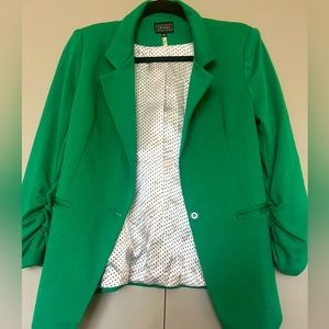 Green lined jacket